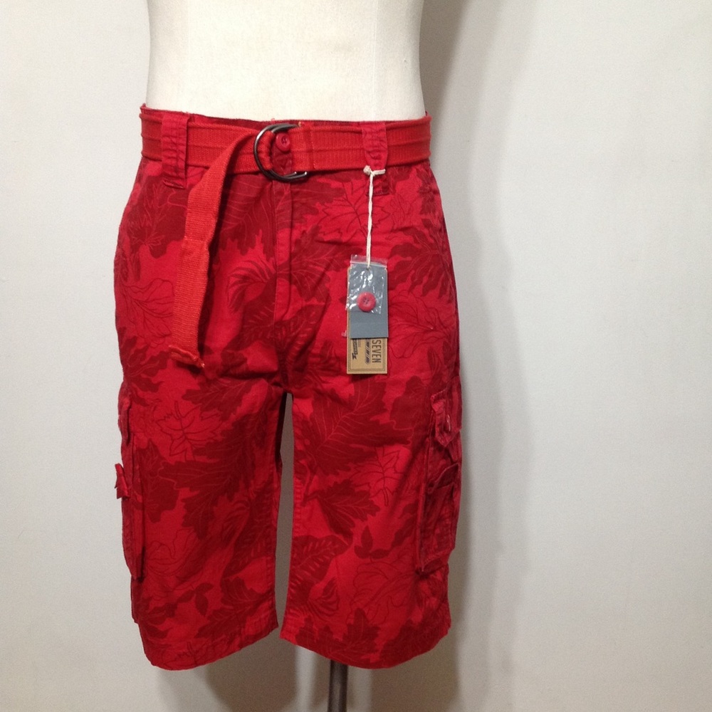 M.O. Seven Print Cargo Shorts